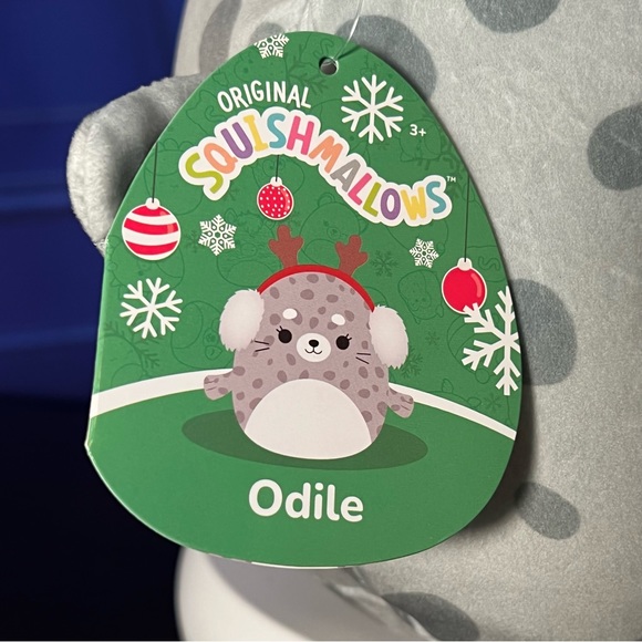 Squishmallows 11” Odile the Spotted Seal With Earmuffs - Picture 6 of 6